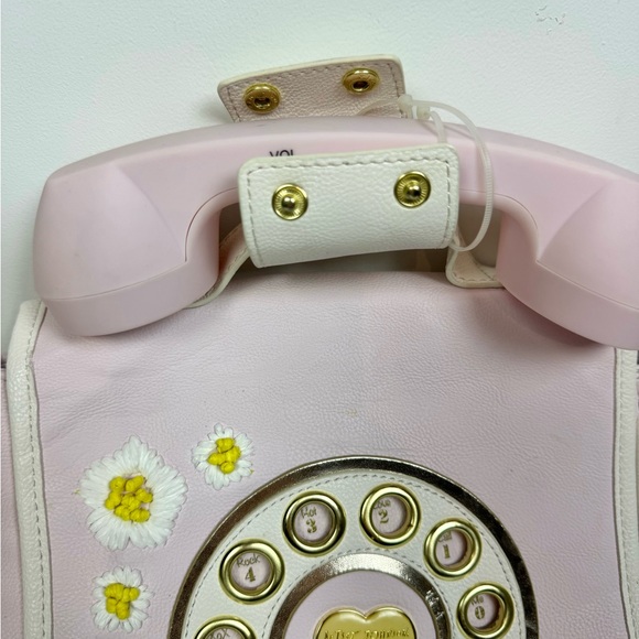 Betsey Johnson Pink Telephone Crossbody Bag - Picture 5 of 7